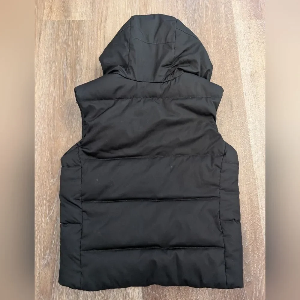 Polo Ralph Lauren Black Down Hooded Puffer Vest Big Kids Size Small